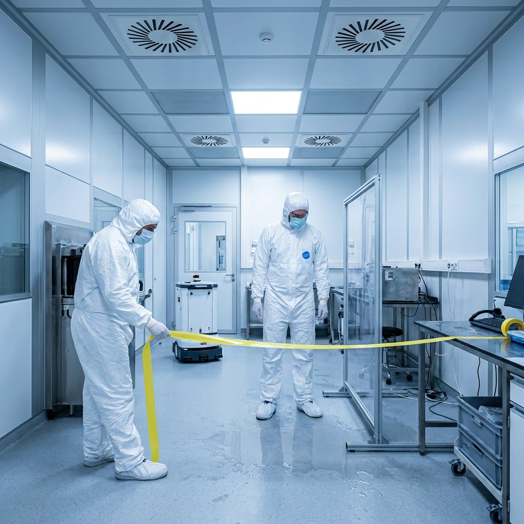 Cleanroom decontaminatie na incident
