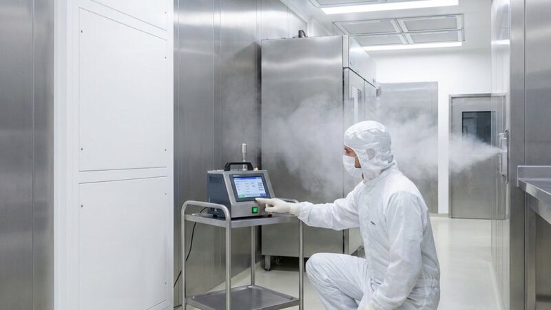 Cleanroom hersteltijd meten volgens ISO 14644
