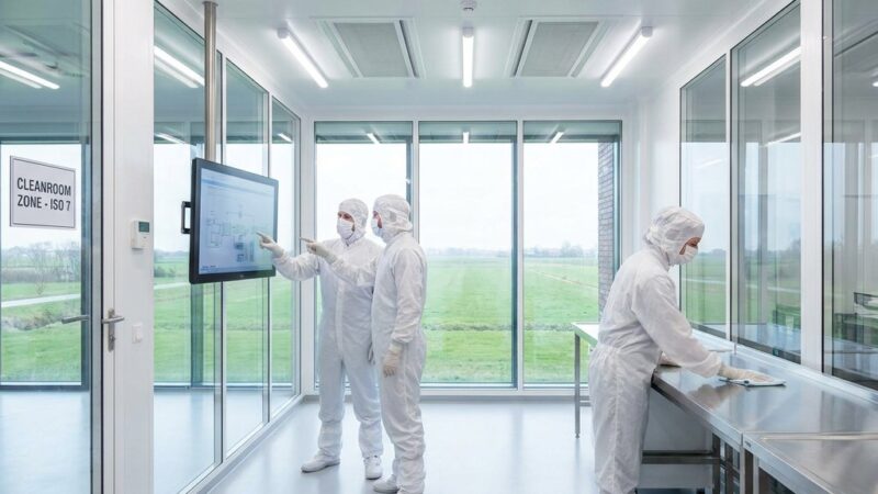 Cleanroom ontwerp voor medische hulpmiddelen