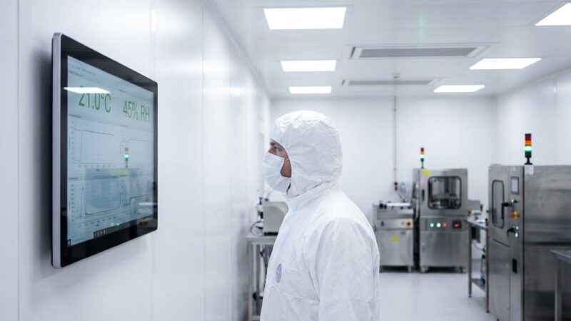 Cleanroom temperatuur en luchtvochtigheid