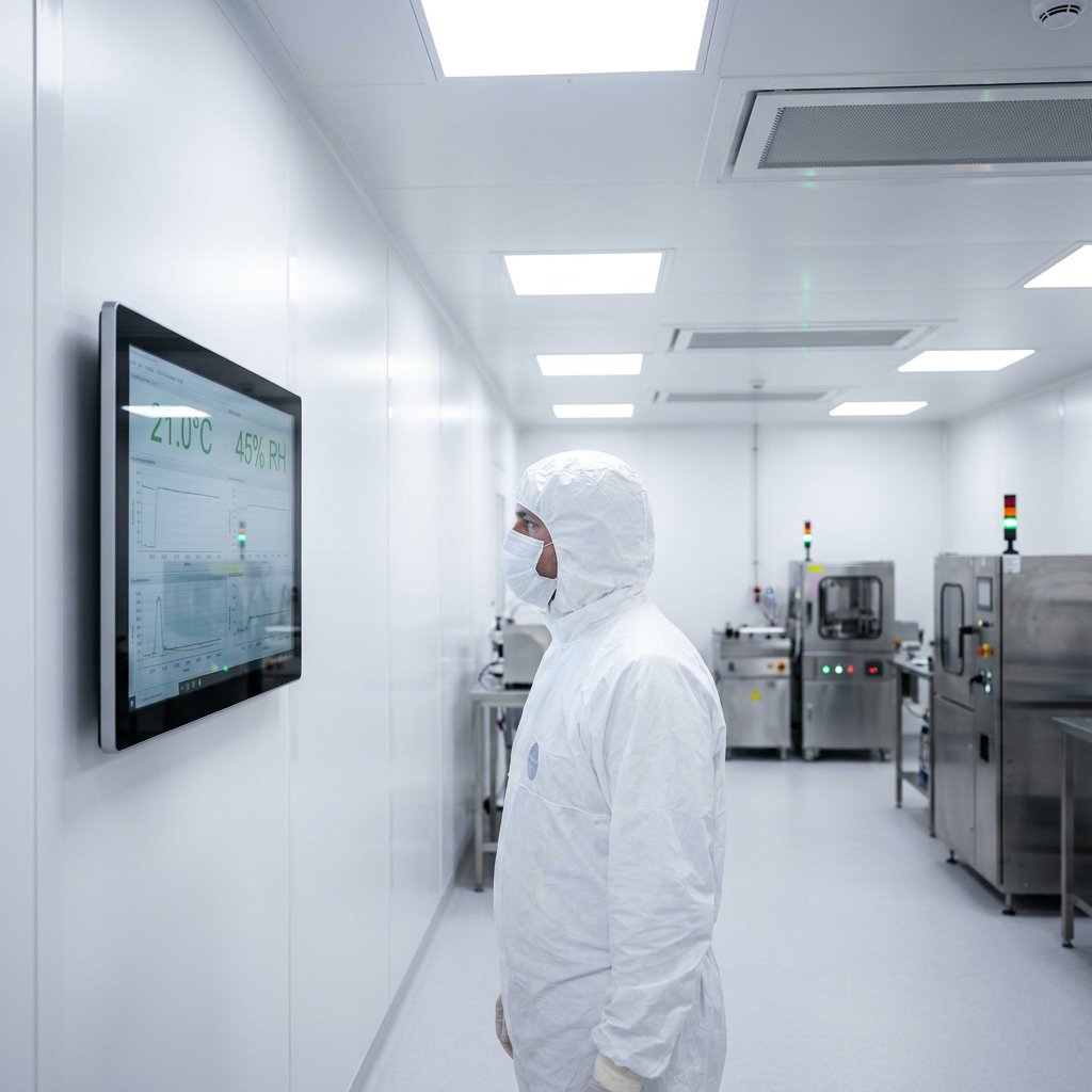 Cleanroom temperatuur en luchtvochtigheid