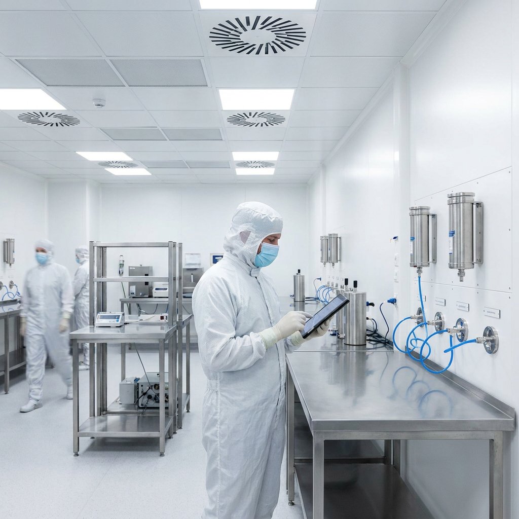 GMP-monitoringprogramma voor cleanrooms