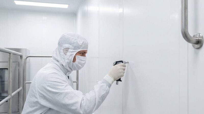 Reinraum-Wandmaterial: Anforderungen und Systeme
