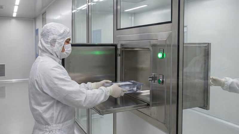 Materialensluis cleanroom