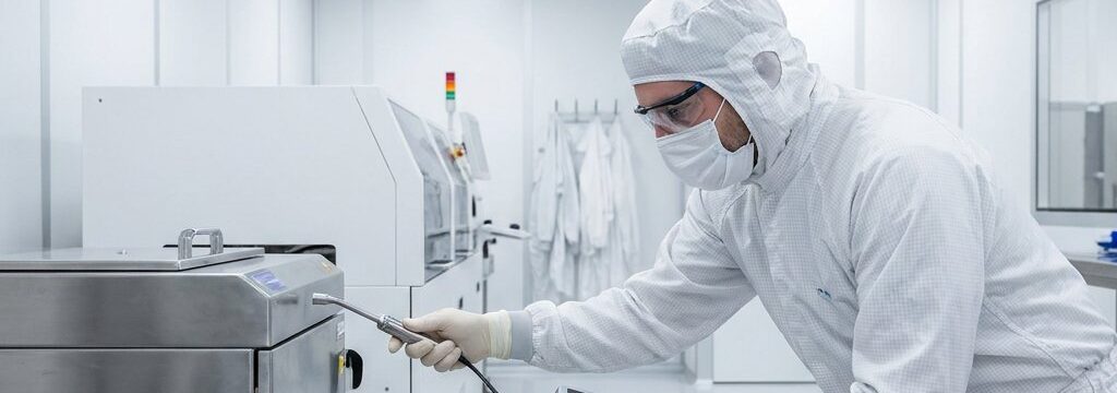 Partikelmeting cleanroom