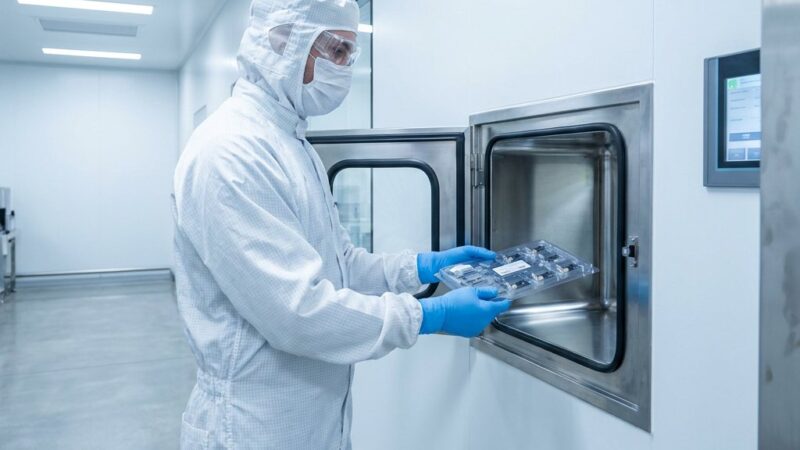 Pass box in de cleanroom